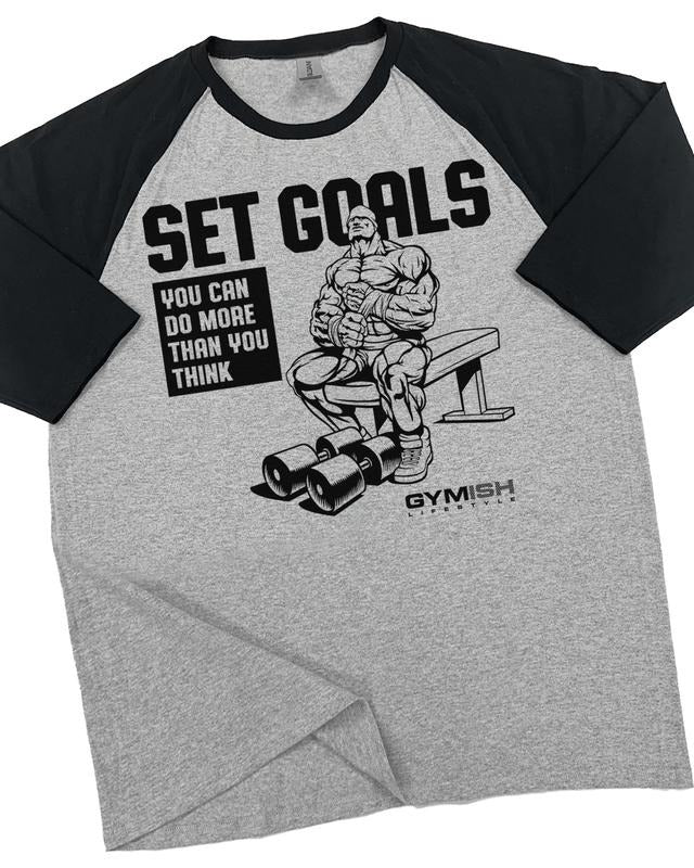 071. SET GOALS Funny Workout Gym T-Shirts, Hoodie, Sweatshirt - T-Shirt, Sweatshirt, Hoodie
