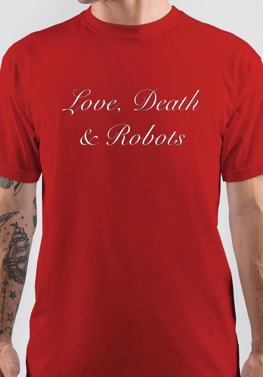 Love Death & Robots Red T-Shirts, Hoodie, Sweatshirt - T-Shirt, Sweatshirt, Hoodie