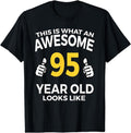 [100% Cotton] 95th Aged 95 Years Old T-Shirts, Hoodie, Sweatshirt - T-Shirt, Sweatshirt, Hoodie