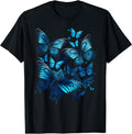 [100% Cotton] Butterflies Summer Funny Butterfly Print Black T-Shirts, Hoodie, Sweatshirt - T-Shirt, Sweatshirt, Hoodie