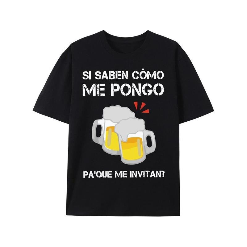 [100% Cotton] Beer If She Know What I Spanish Humor Shirt Drink Lovers Tops Cotton Soft T-Shirts, Hoodie, Sweatshirt - T-Shirt, Sweatshirt, Hoodie