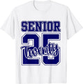 [100% Cotton] Class 2025 Senior 25 High School Graduation Party 2025 T Shirt01 T-Shirts, Hoodie, Sweatshirt - T-Shirt, Sweatshirt, Hoodie
