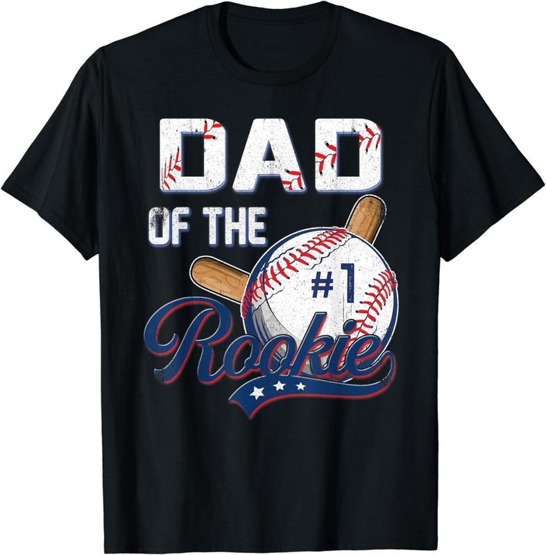 [100% Cotton] Dad Rookie 1 Years Old Team 1st Baseball T-Shirts, Hoodie, Sweatshirt - T-Shirt, Sweatshirt, Hoodie