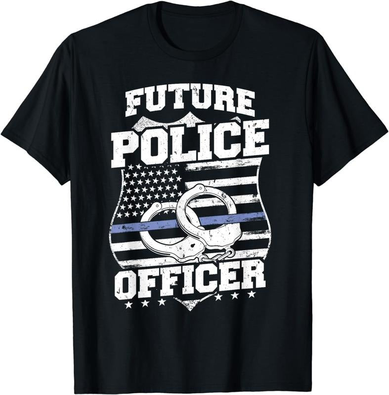 [100% Cotton] Future Police Officer Cop Blue T-Shirts, Hoodie, Sweatshirt - T-Shirt, Sweatshirt, Hoodie