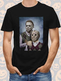 [100% Cotton] Halloween Print Cotton Top Casual Short Sleeve Crew Neck T-Shirts, Hoodie, Sweatshirt - T-Shirt, Sweatshirt, Hoodie