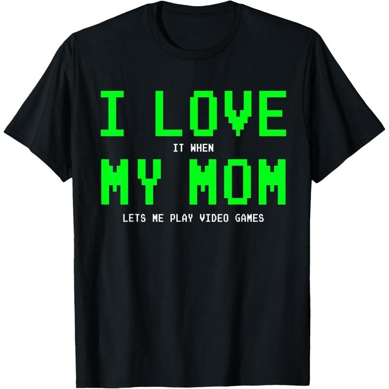 [100% Cotton] I Love My Mom Gamer Gaming Teen Video Game T-Shirts, Hoodie, Sweatshirt - T-Shirt, Sweatshirt, Hoodie