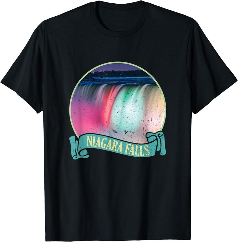 [100% Cotton] Illuminated Night Niagara Falls T-Shirts, Hoodie, Sweatshirt - T-Shirt, Sweatshirt, Hoodie