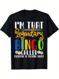 [100% Cotton] Black Cotton Legendary Bingo Caller Fun Quote Game Night Enthusiasts Humor Lovers T-Shirts, Hoodie, Sweatshirt - T-Shirt, Sweatshirt, Hoodie