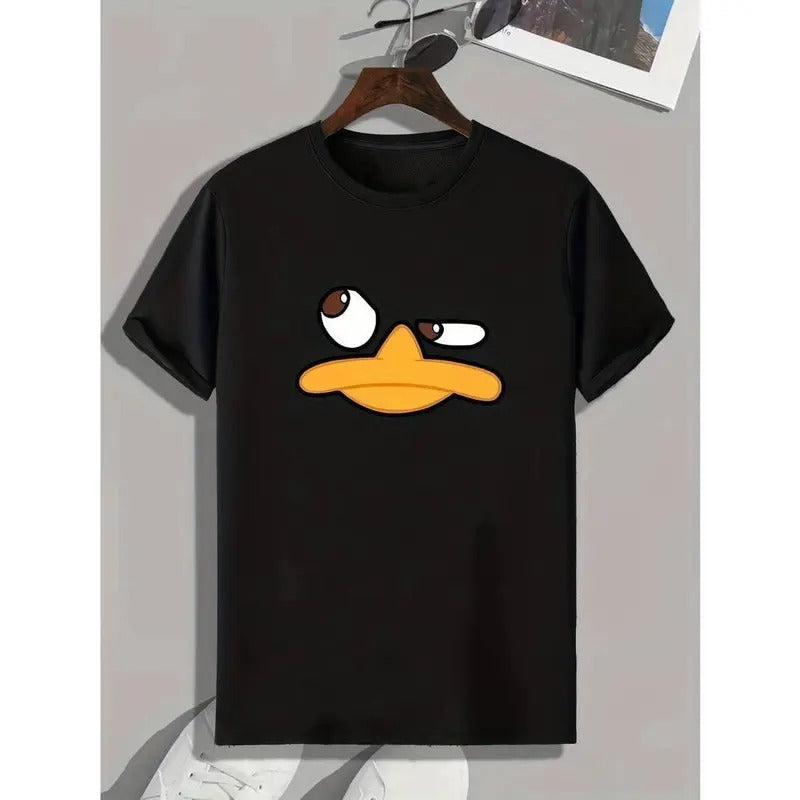 [100% Cotton] Fun Animal Cartoon Print Round Neck Short Sleeve T-Shirts, Hoodie, Sweatshirt - T-Shirt, Sweatshirt, Hoodie