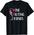 [100% Cotton] Red Wine Friends Drinking Glasses WTF Wine Tasting Friends T-Shirts, Hoodie, Sweatshirt - T-Shirt, Sweatshirt, Hoodie