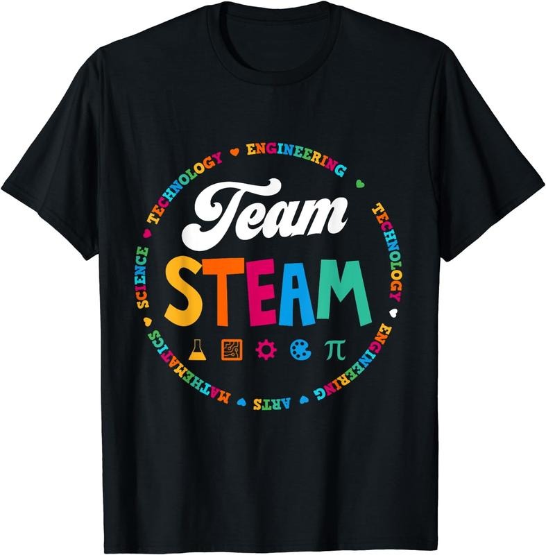 [100% Cotton] Team STEAM Teacher Back School STEM Pre K 1st T-Shirts, Hoodie, Sweatshirt - T-Shirt, Sweatshirt, Hoodie