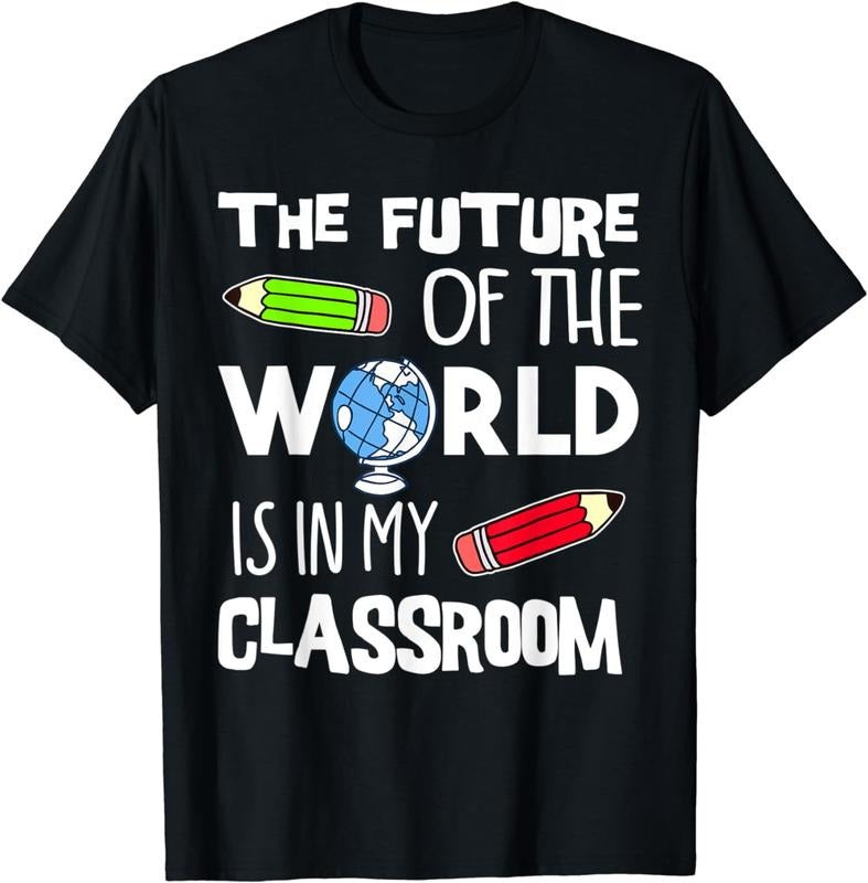 [100% Cotton] Future World Is My Classroom Teacher T-Shirts, Hoodie, Sweatshirt - T-Shirt, Sweatshirt, Hoodie
