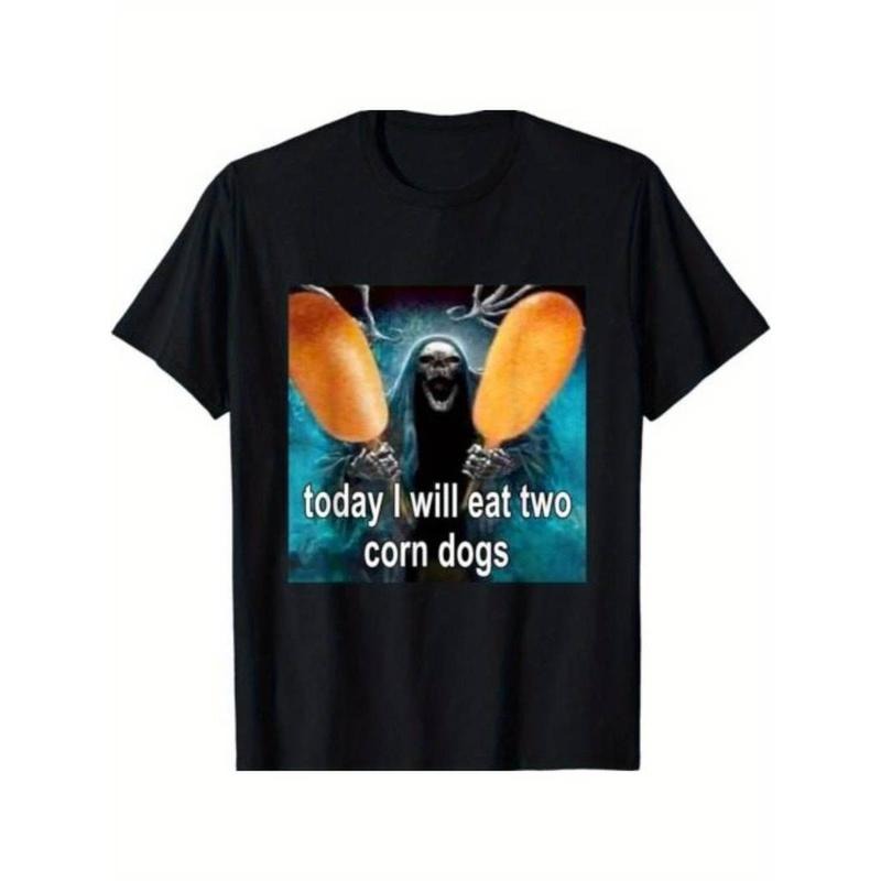 [100% Cotton] Today I Will Eat Two Corn Dogs Meme Funny Dog Lover T-Shirts, Hoodie, Sweatshirt - T-Shirt, Sweatshirt, Hoodie