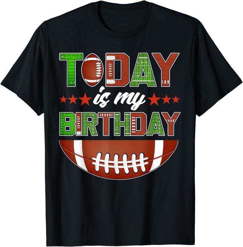 [100% Cotton] Today Is My Boy Family Party Football Decorations T-Shirts, Hoodie, Sweatshirt - T-Shirt, Sweatshirt, Hoodie