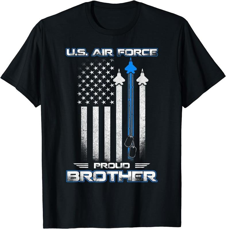 [100% Cotton] U.S. Air Force Stars Air Force Proud Brother T-Shirts, Hoodie, Sweatshirt - T-Shirt, Sweatshirt, Hoodie