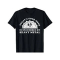[100% Cotton] Black Classic Fit Short Sleeve Heavy Metal Letter Print T-Shirts, Hoodie, Sweatshirt - T-Shirt, Sweatshirt, Hoodie