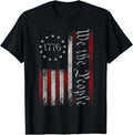 [100% Cotton] Vintage Old American Flag Patriotic 1776 We People USA T-Shirts, Hoodie, Sweatshirt - T-Shirt, Sweatshirt, Hoodie