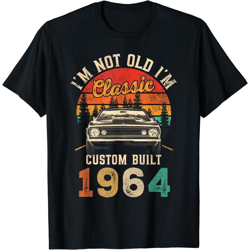 [100% Cotton]60 Year Old Vintage Classic Car 1964 60th T-Shirts, Hoodie, Sweatshirt - T-Shirt, Sweatshirt, Hoodie
