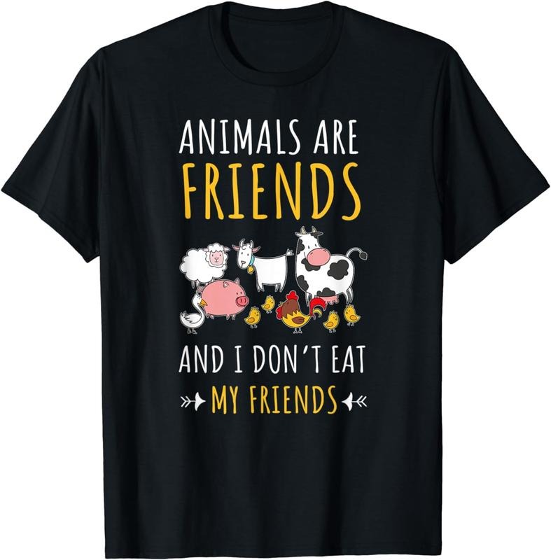 [100% Cotton]Animals Are Friends I Don'T Eat My Friends T-Shirts, Hoodie, Sweatshirt - T-Shirt, Sweatshirt, Hoodie