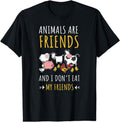 [100% Cotton]Animals Are Friends I Don'T Eat My Friends T-Shirts, Hoodie, Sweatshirt - T-Shirt, Sweatshirt, Hoodie