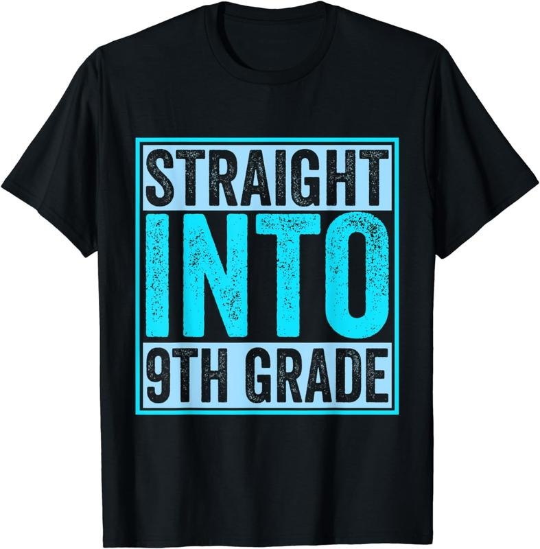 [100% Cotton]Back School Shirt Straight 9th Grade T-Shirts, Hoodie, Sweatshirt - T-Shirt, Sweatshirt, Hoodie
