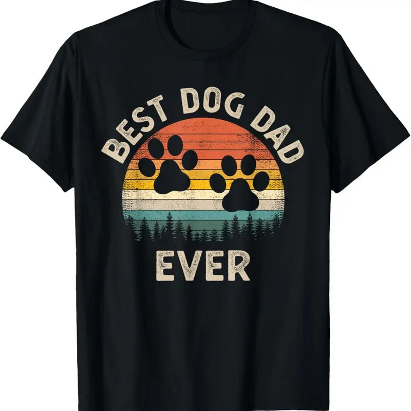 100% Cotton Best Dog Dad Ever Vintage Dog Lover T-Shirts, Hoodie, Sweatshirt - T-Shirt, Sweatshirt, Hoodie