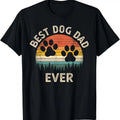 100% Cotton Best Dog Dad Ever Vintage Dog Lover T-Shirts, Hoodie, Sweatshirt - T-Shirt, Sweatshirt, Hoodie