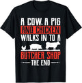 100% Cotton Butcher Meat Cutter Cutting Meat Market Butcher Shop T-Shirts, Hoodie, Sweatshirt - T-Shirt, Sweatshirt, Hoodie