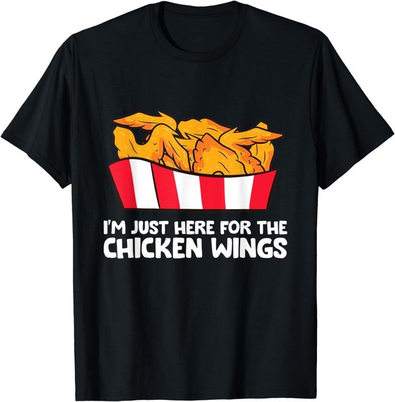 [100% Cotton]Chicken Wing Lover I'M Just Here Chicken Wings Black T-Shirts, Hoodie, Sweatshirt - T-Shirt, Sweatshirt, Hoodie