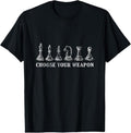 100% Cotton Choose Your Weapon Chess Retro Vintage T-Shirts, Hoodie, Sweatshirt - T-Shirt, Sweatshirt, Hoodie
