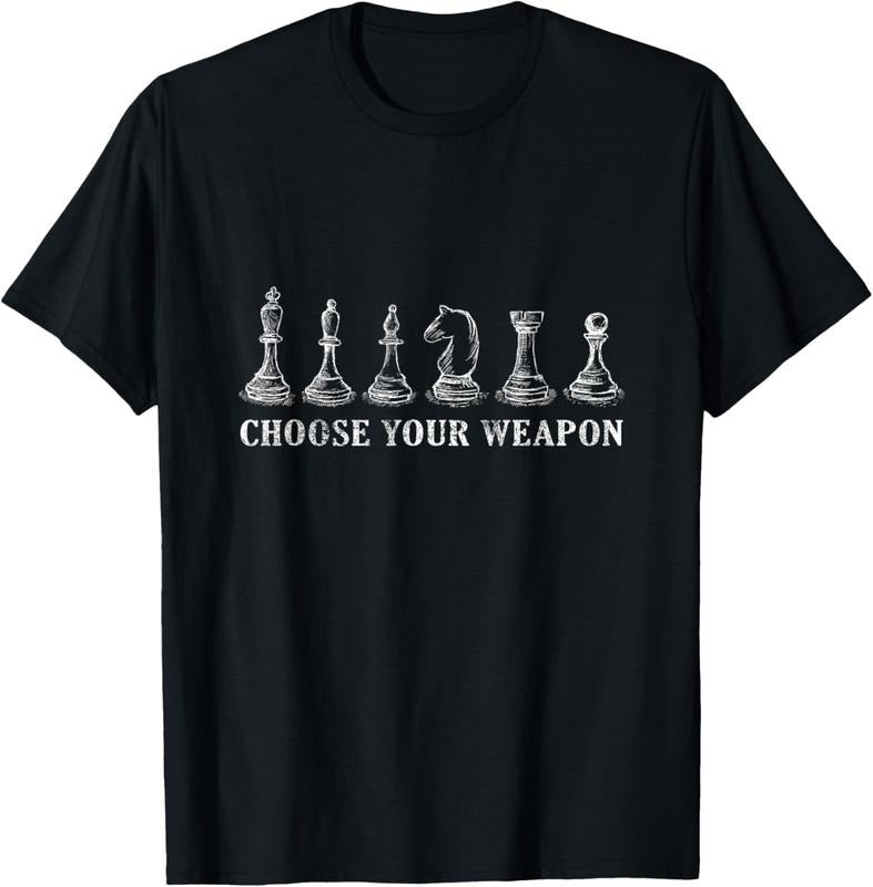 100% Cotton Choose Your Weapon Chess Retro Vintage T-Shirts, Hoodie, Sweatshirt - T-Shirt, Sweatshirt, Hoodie