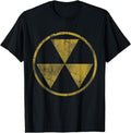 [100% Cotton]Fallout Nuclear Symbol Retro Fade Distressed T Shirtstyle{N002}2 T-Shirts, Hoodie, Sweatshirt - T-Shirt, Sweatshirt, Hoodie