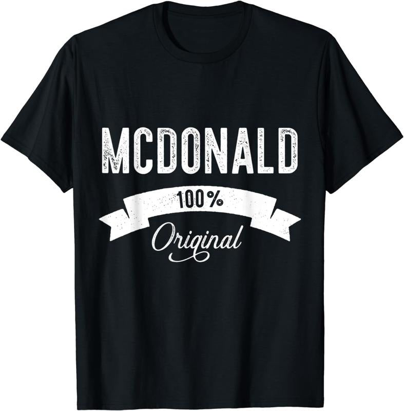 [100% Cotton]Family Surname McDonald Funny Reunion Last Name Tag T-Shirts, Hoodie, Sweatshirt - T-Shirt, Sweatshirt, Hoodie