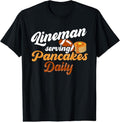 [100% Cotton]Football Offensive Football Lineman Serving Pancakes Daily T-Shirts, Hoodie, Sweatshirt - T-Shirt, Sweatshirt, Hoodie