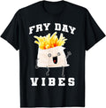 [100% Cotton]Fry Day Every Day Is Fryday Funny French Fries Lovers T-Shirts, Hoodie, Sweatshirt - T-Shirt, Sweatshirt, Hoodie