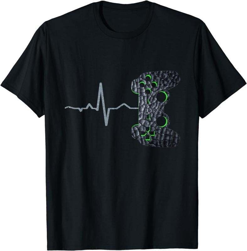 [100% Cotton]Gamer Heartbeat Video Games Gaming Teens Funny Pc Gamer T-Shirts, Hoodie, Sweatshirt - T-Shirt, Sweatshirt, Hoodie