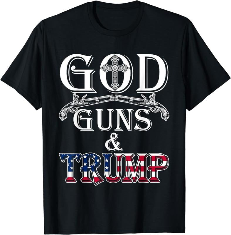 [100% Cotton]God Guns DonaldShirt 2nd Amendment Donald45 T-Shirts, Hoodie, Sweatshirt - T-Shirt, Sweatshirt, Hoodie
