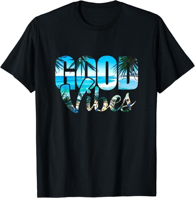 [100% Cotton]Good Positive Beach Black T-Shirts, Hoodie, Sweatshirt - T-Shirt, Sweatshirt, Hoodie