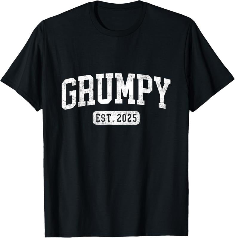 100% Cotton Grumpy Est 2025 Promoted Grumpy Announcement T-Shirts, Hoodie, Sweatshirt - T-Shirt, Sweatshirt, Hoodie