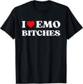 [100% Cotton]I Heart Emo Bitches Funny Quote Red Heart Emo Girl T-Shirts, Hoodie, Sweatshirt - T-Shirt, Sweatshirt, Hoodie