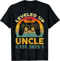 100% Cotton I Leveled Up Uncle 2025 I'M Going Be Uncle 2025 Gamer T-Shirts, Hoodie, Sweatshirt - T-Shirt, Sweatshirt, Hoodie