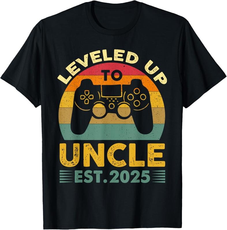 100% Cotton I Leveled Up Uncle 2025 I'M Going Be Uncle 2025 Gamer T-Shirts, Hoodie, Sweatshirt - T-Shirt, Sweatshirt, Hoodie