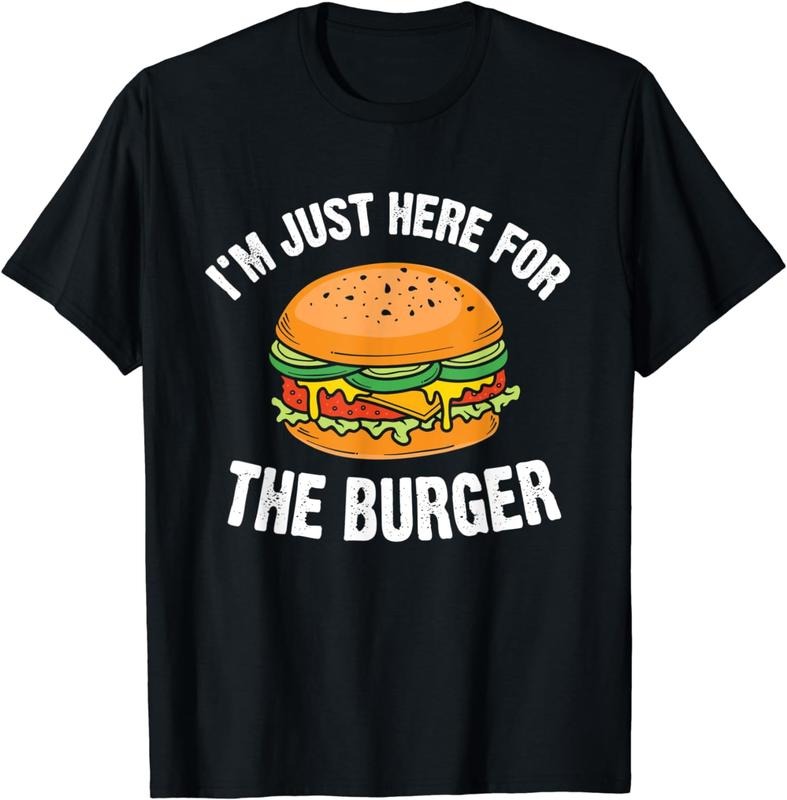 [100% Cotton]I'M Just Here Burger Fast Food Funny Hamburger T-Shirts, Hoodie, Sweatshirt - T-Shirt, Sweatshirt, Hoodie