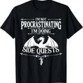 100% Cotton I'M Not Procrastinating I'M Doing Side Quests RPG Gamers T-Shirts, Hoodie, Sweatshirt - T-Shirt, Sweatshirt, Hoodie