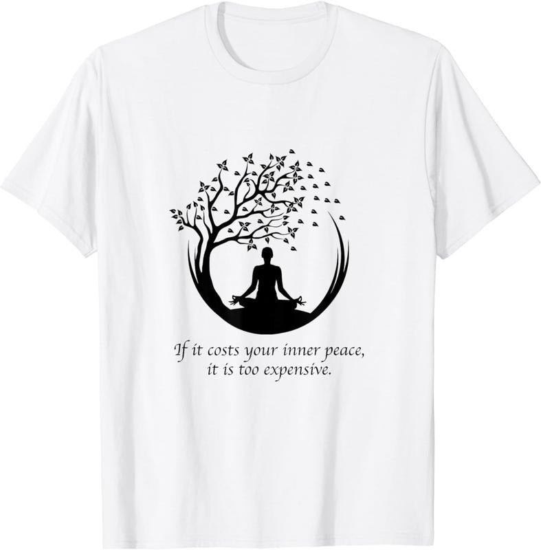[100% Cotton]If Costs Your Inner Peace Too Expensive Yoga Namaste T-Shirts, Hoodie, Sweatshirt - T-Shirt, Sweatshirt, Hoodie