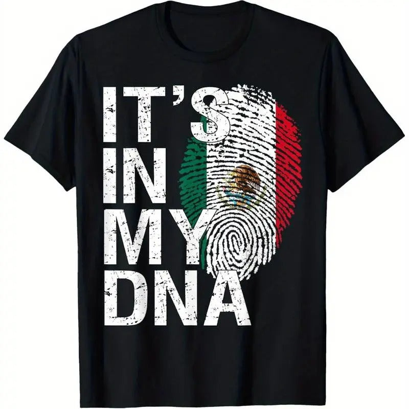 [100% Cotton]'S My DNA Mexican Patriot Proud Hispanic Mexico Flag 100% T-Shirts, Hoodie, Sweatshirt - T-Shirt, Sweatshirt, Hoodie