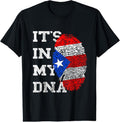 100% Cotton 'S My DNA Puerto Rico Flag Puerto Rican Roots Boricua T-Shirts, Hoodie, Sweatshirt - T-Shirt, Sweatshirt, Hoodie