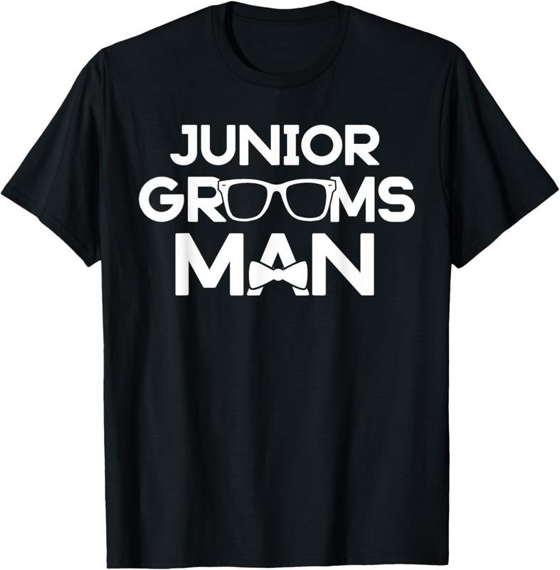 100% Cotton Junior Groomsman Wedding Party T-Shirts, Hoodie, Sweatshirt - T-Shirt, Sweatshirt, Hoodie