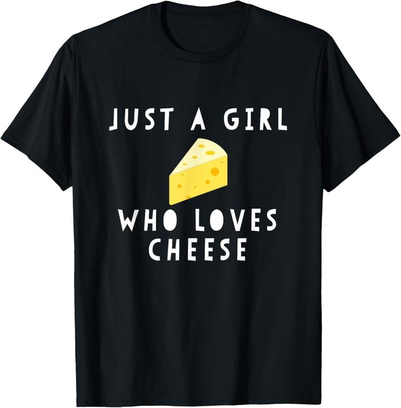 100% Cotton Just Girl Who Loves Cheese Funny Saying T-Shirts, Hoodie, Sweatshirt - T-Shirt, Sweatshirt, Hoodie