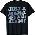 100% Cotton Just Mama Who Loves Her Boy T-Shirts, Hoodie, Sweatshirt - T-Shirt, Sweatshirt, Hoodie
